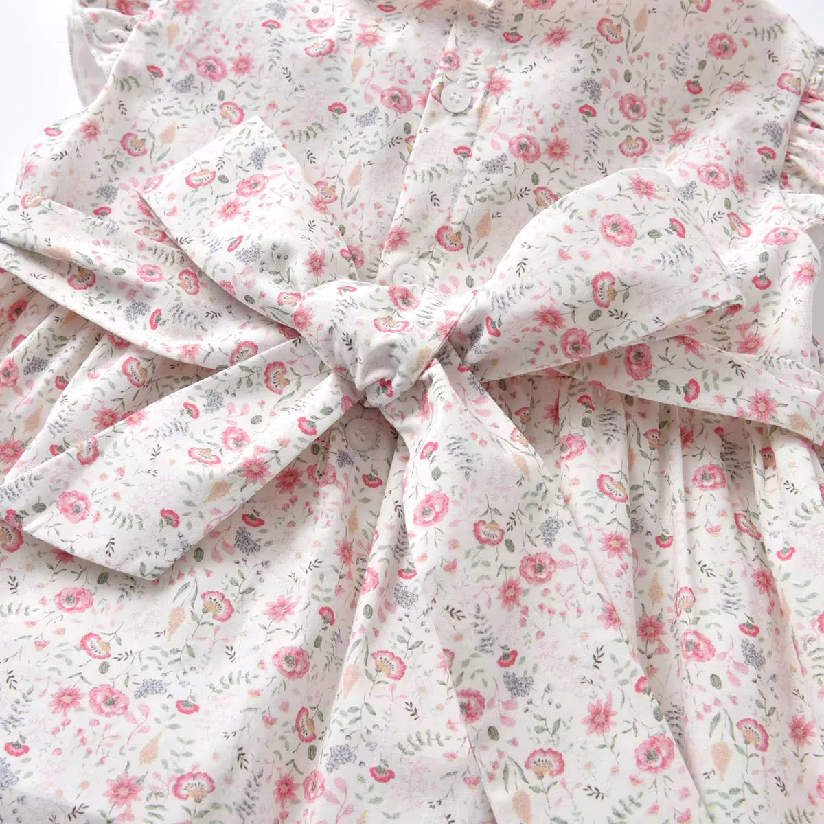 🌷 Floral Ruffle Romper