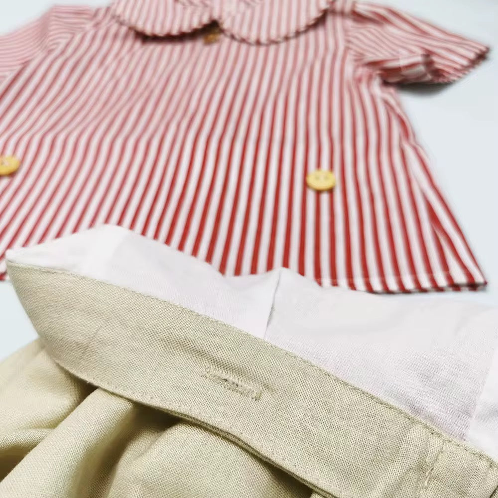 ❤️👦🏻 Little Red Gentleman Set