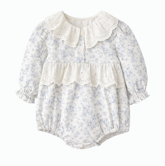 Blue Blossom Romper 🩵