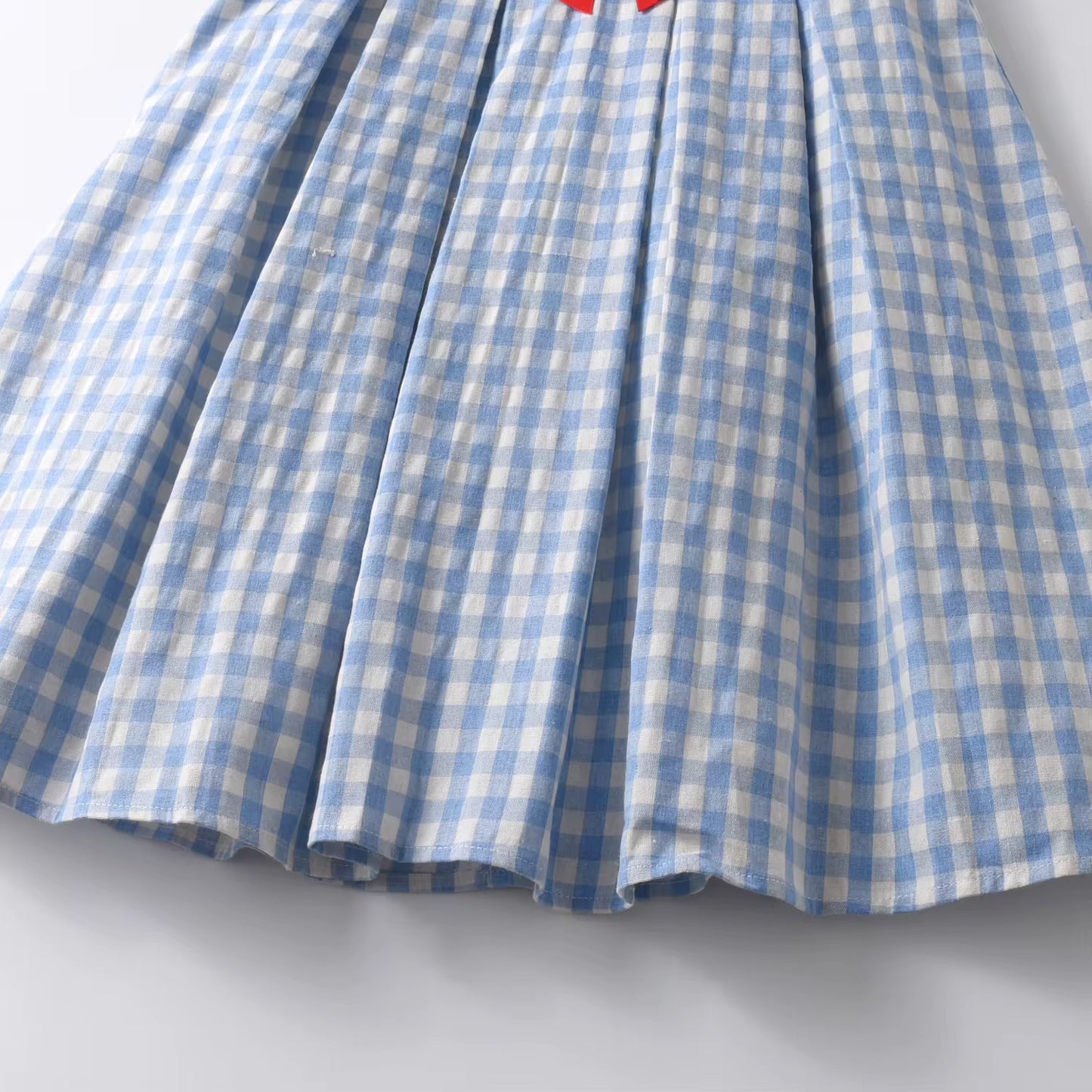 💙 Red Bow Summer Dress