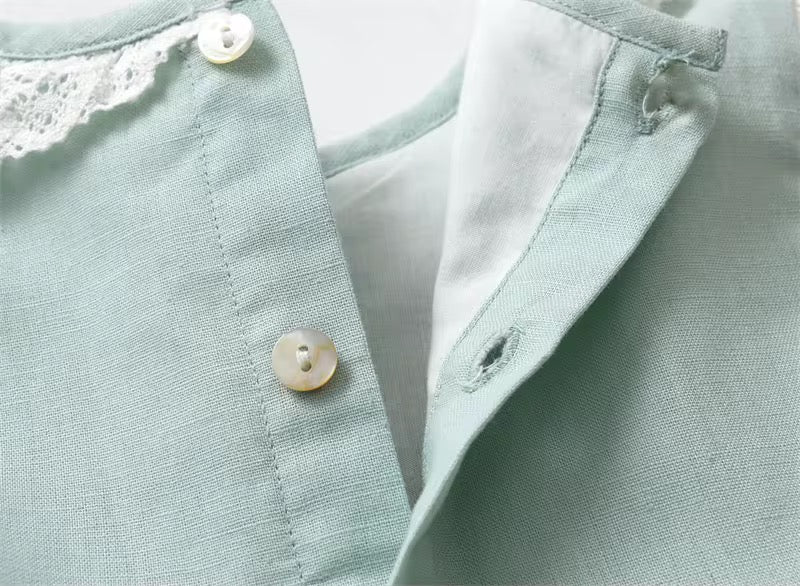 🤍 Floral Bow Princess Dress