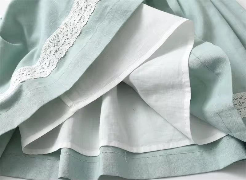 🤍 Floral Bow Princess Dress