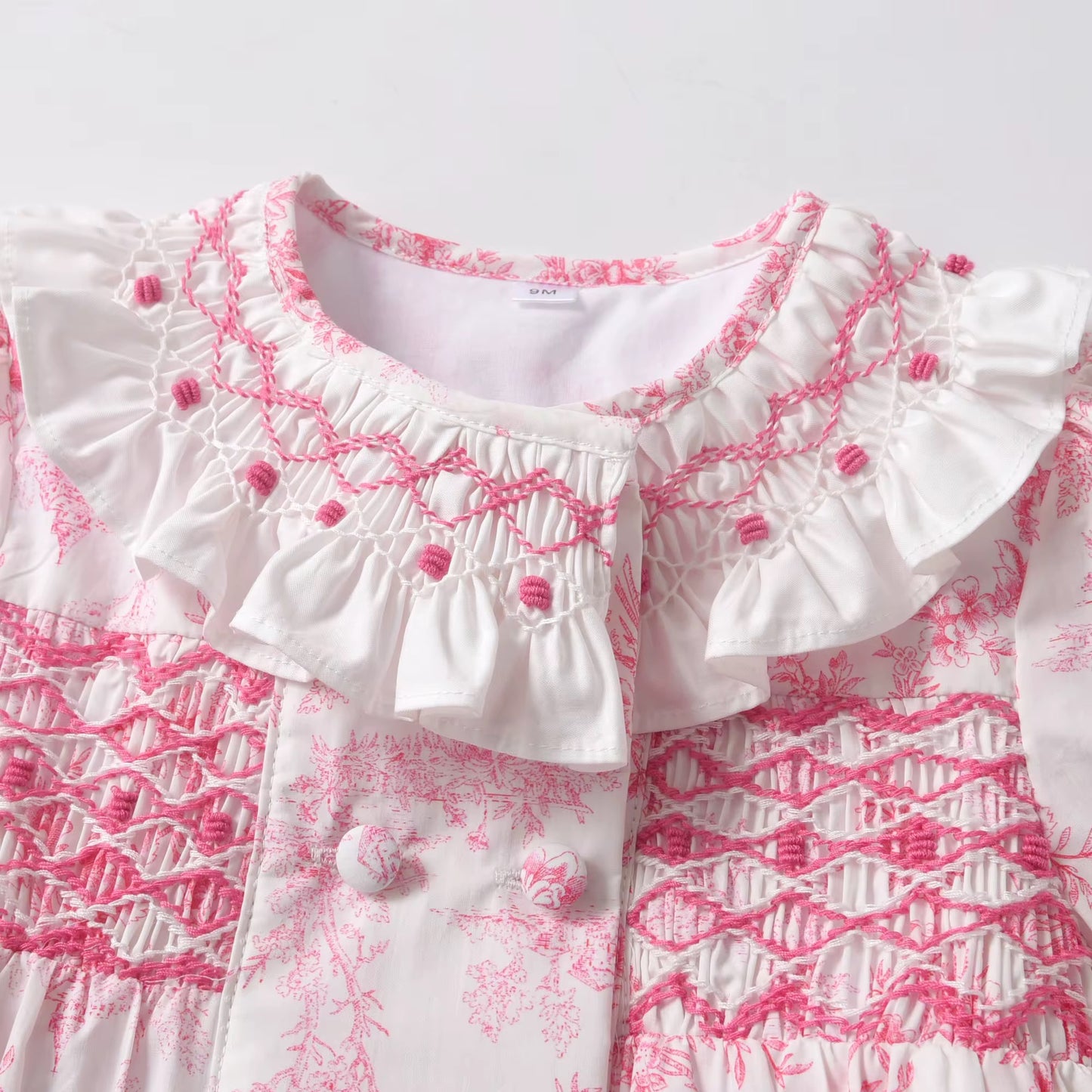 🌸👶🏻 ‎‏Floral Pink Romper