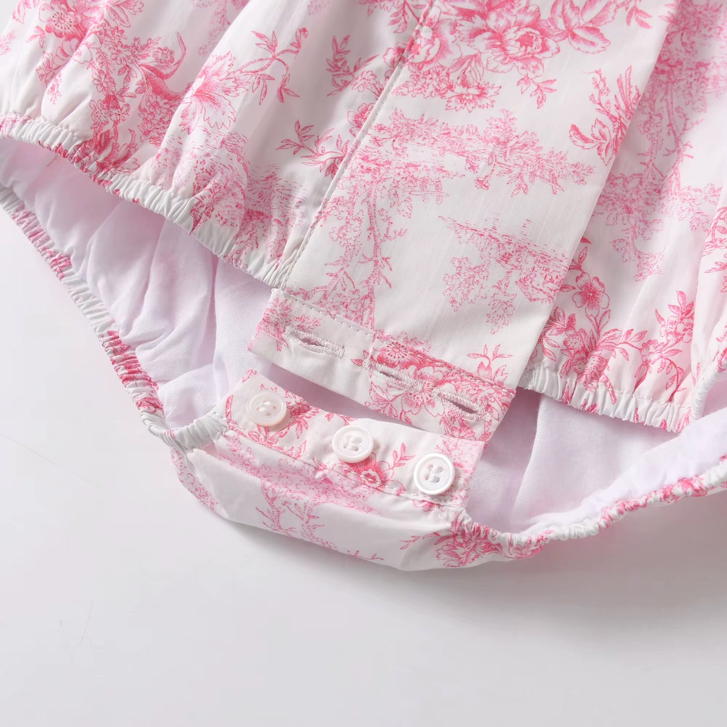 🌸👶🏻 ‎‏Floral Pink Romper