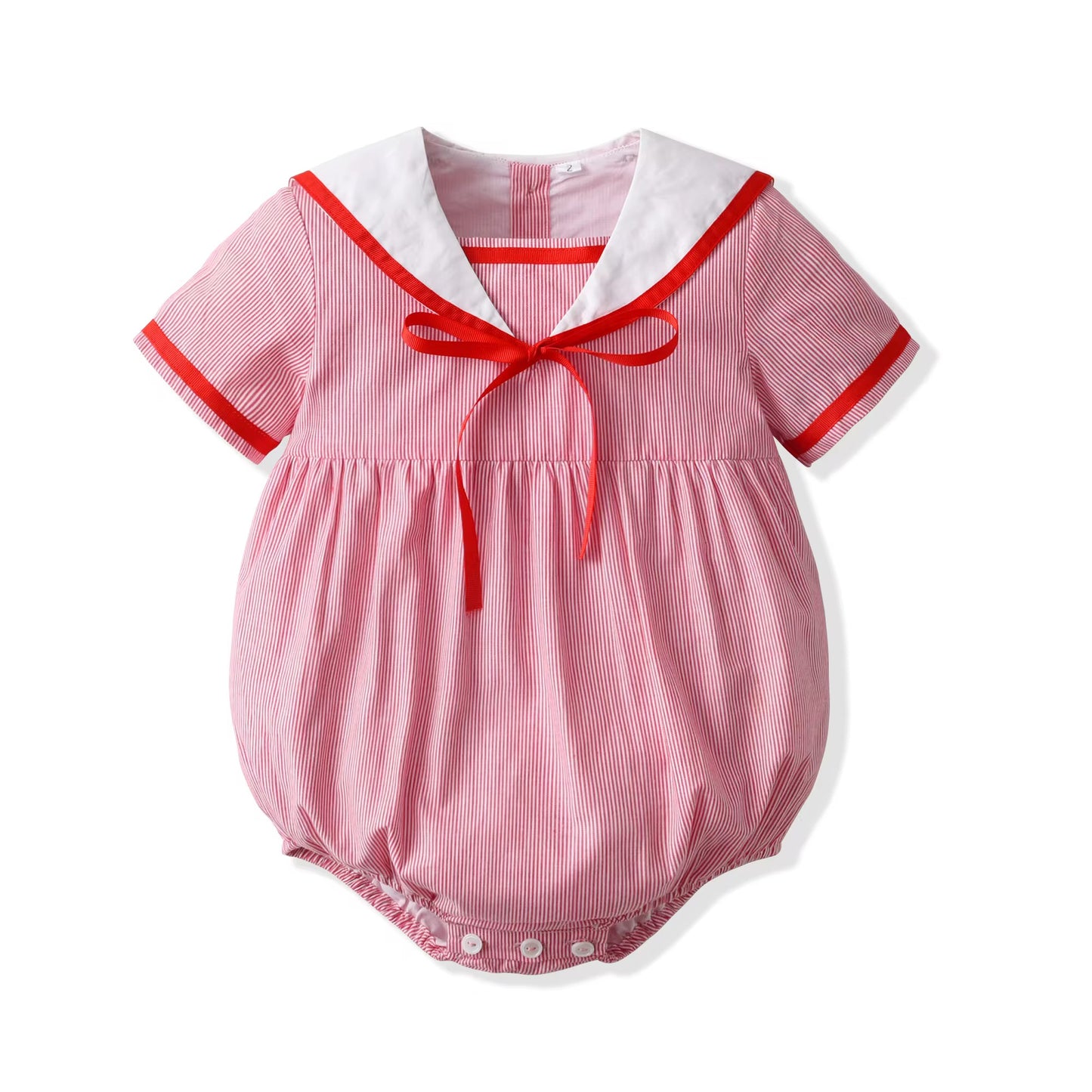 ❤️⚓️ Red Sailor Romper